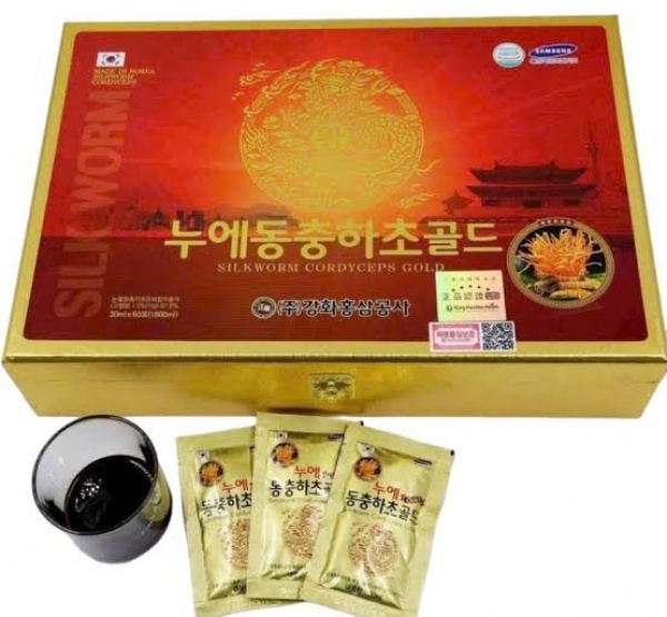 Kwanghoa Đông Trùng Hạ Thảo Gold 60 Gói Hàn Quốc Chính Hãng